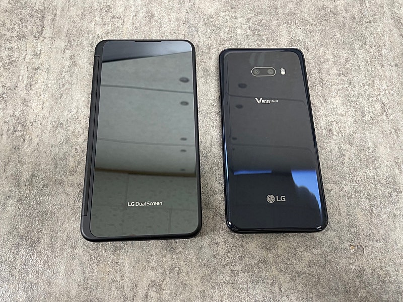 (무잔상)LG V50S 256G 블랙 듀얼스크린포함 20만원 판매