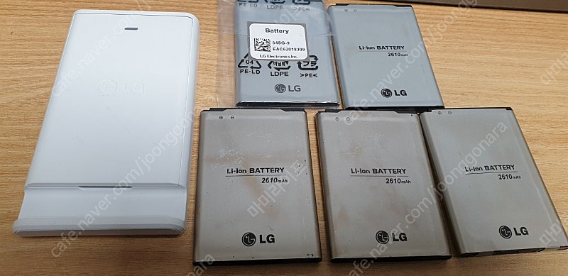 LG G2 배터리 (BL-54SG) 5개 + 충전 크래들