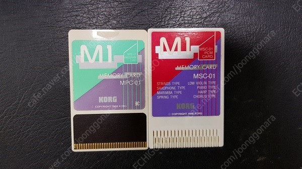 Korg M1 메모리카드(ROM) 팝니다.(실사)