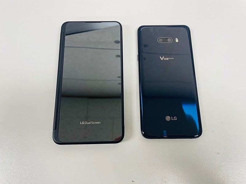 (S급)LG V50S 256G 블랙 20년 3월개통 듀얼스크린포함 25만원 판매