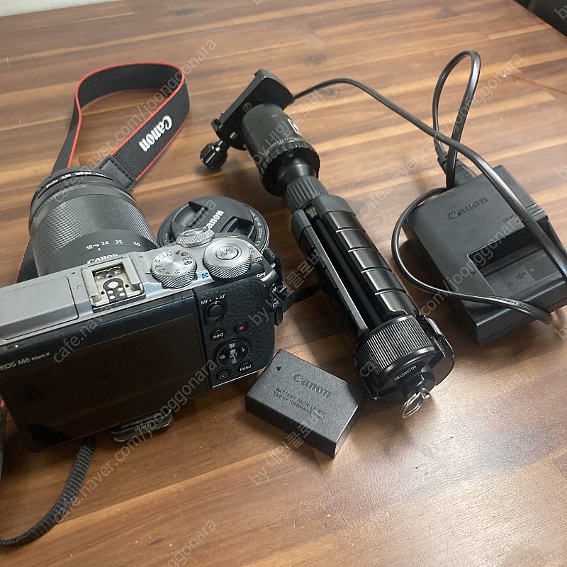 캐논 미러리스 카메라 mark2 18-150mm 렌즈 22mm (본체1,렌즈2,시루이삼각대)