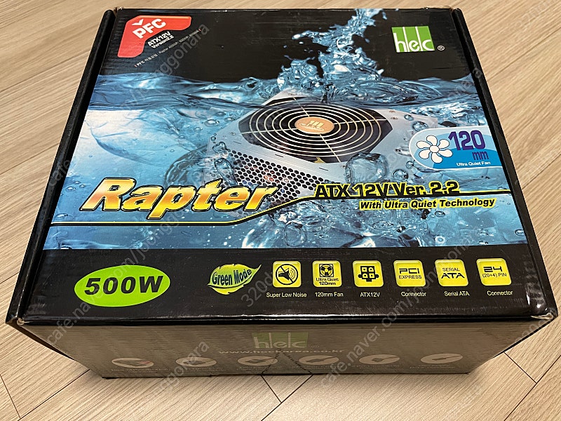 파워서플라이 Rapter 랩터 500W (미사용) - 2만원