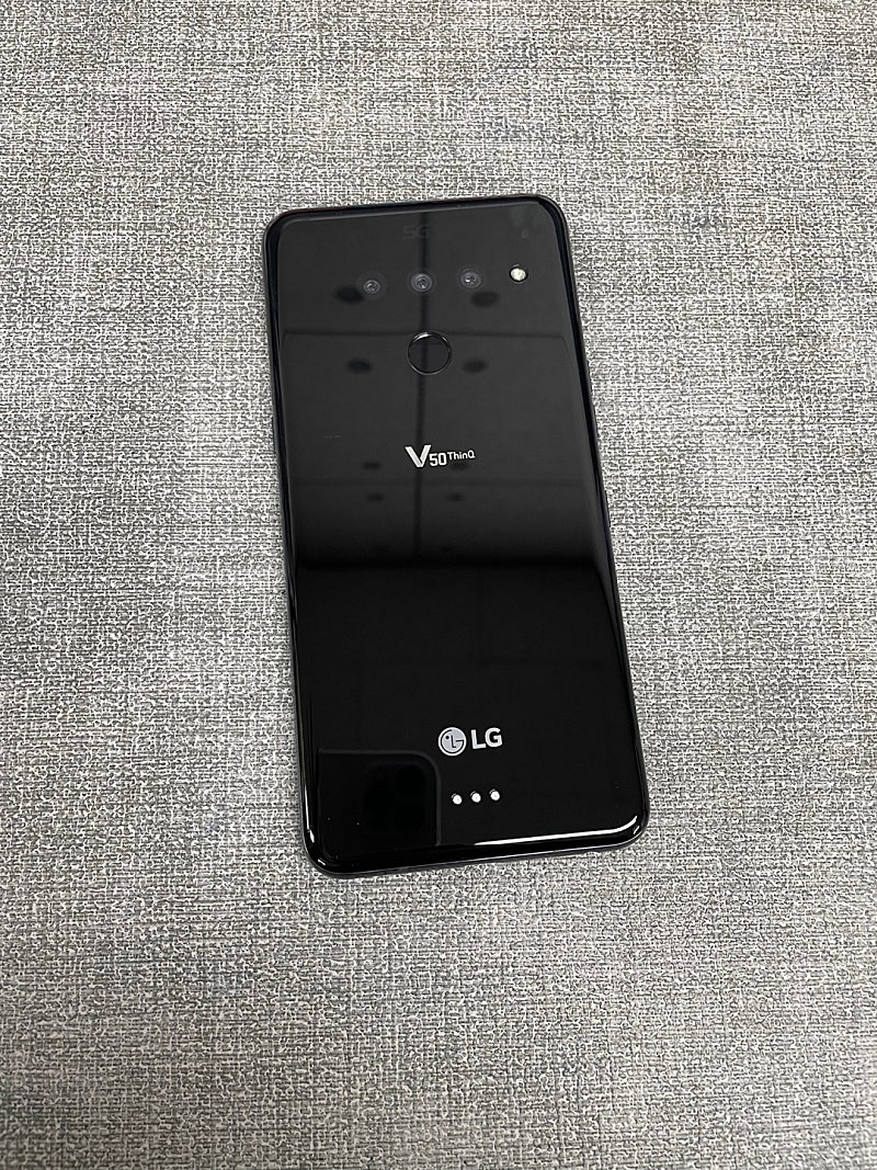 (무잔상)LG V50 128G 블랙 메인보드 새것교체한폰 12만원 판매