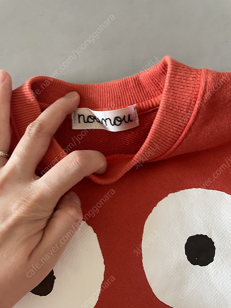 Nounou 누누 장줄리앙 키즈 맨투맨 m--3