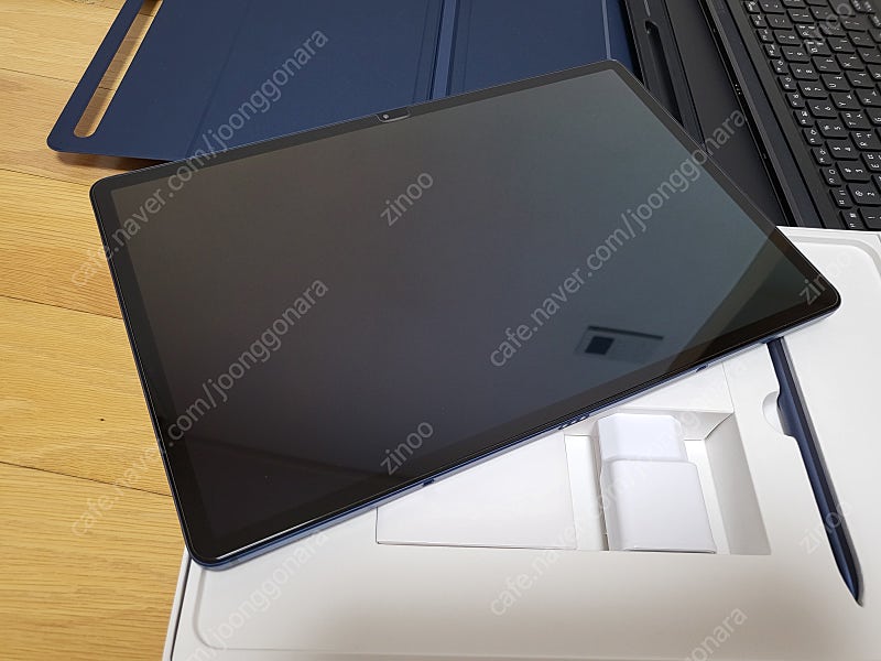 갤럭시탭 s7+ 5G 512GB 미스틱네이비 정품키보드...--2