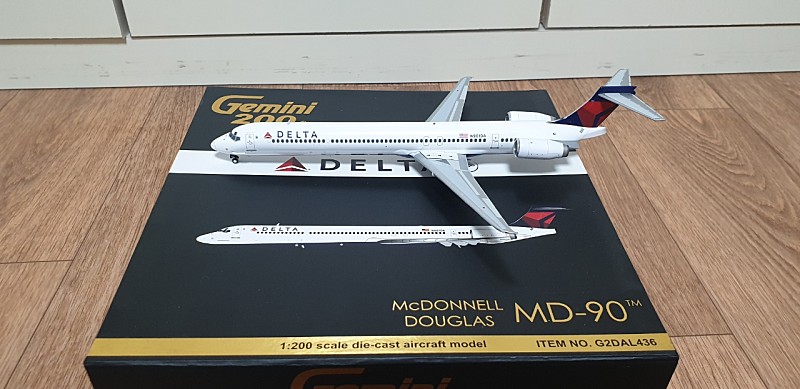 1:200 제미니 델타항공 MD-90(N901DA)