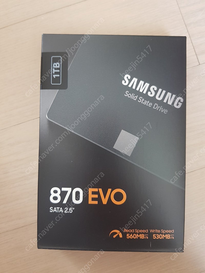 삼성전자정품 870EVO 1tb 미개봉새제품 | HDD/SSD/ODD | 중고나라