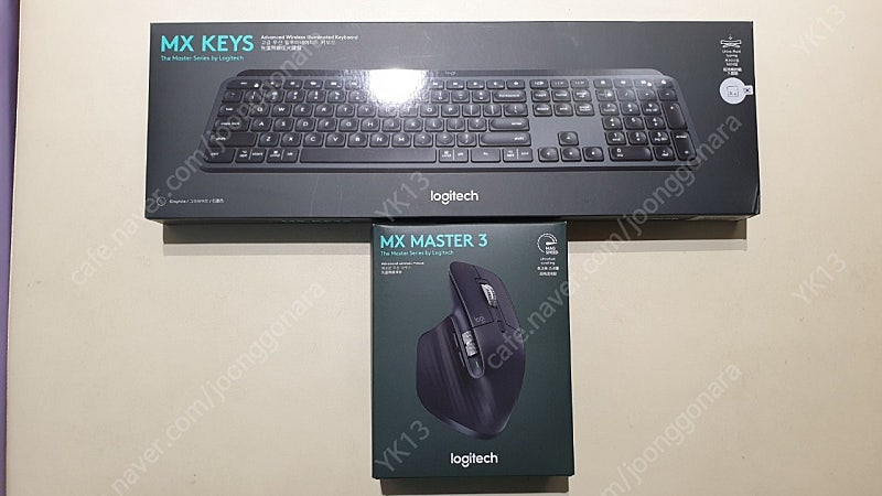 로지텍 MX KEYS + MX MASTER 3