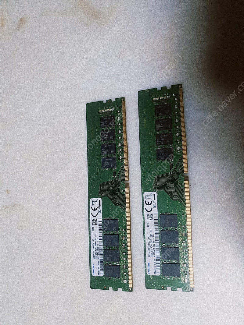 삼성전자 램 DDR4-2666 16GB - 2장 판매 합니다.