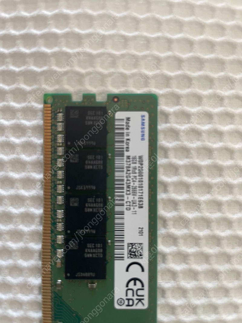 삼성전자 DDR4-2666 16GB - 2장 판매 합니다.