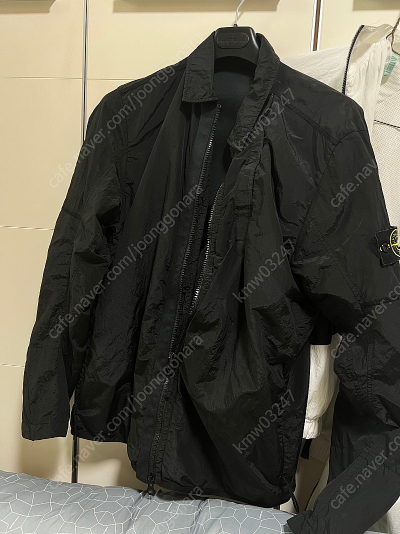 [XL] 스톤아일랜드 18FW 나일론 메탈 오버셔츠 자켓 블랙