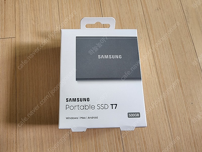 삼성전자 외장SSD T7 500GB 미개봉 (국내정품)