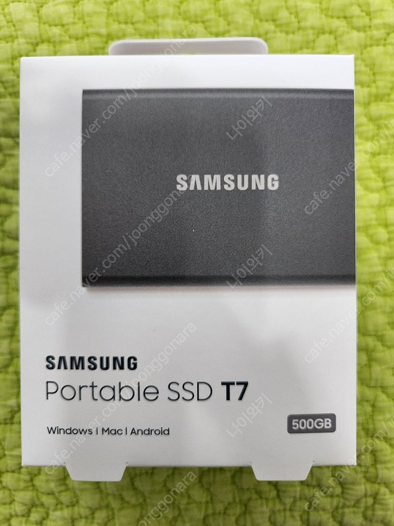 삼성 T7 500g SSD 미개봉 신품 직거래/택배거래