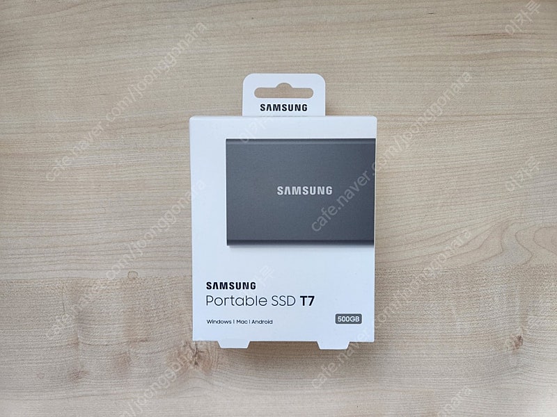 삼성 T7 500 GB 외장 SSD 미개봉 새제품