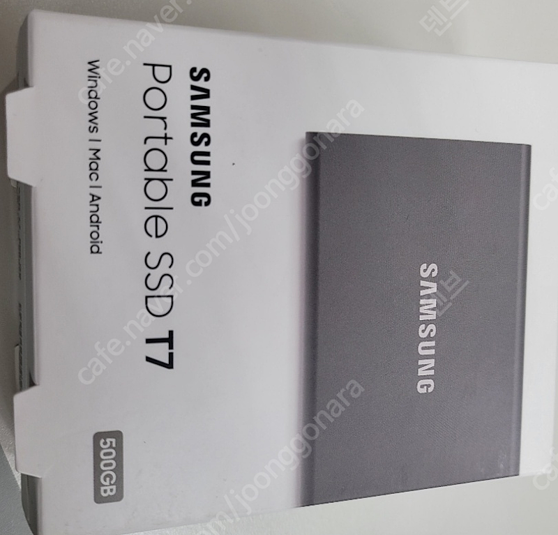 삼성 외장SSD T7 500GB (한국 정품)