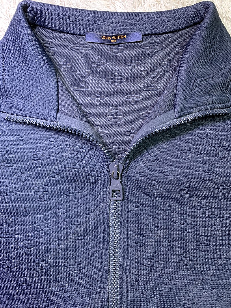 Louis Vuitton MONOGRAM Embossed monogram zip-up jacket (1A8RJZ) in 2023