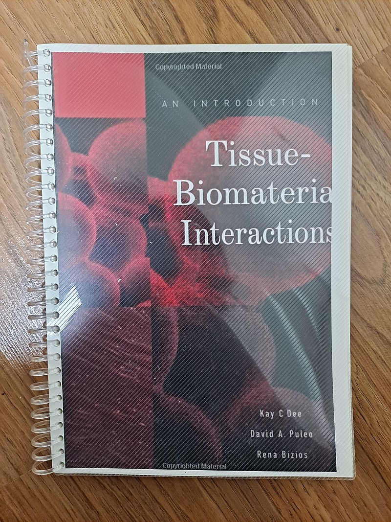 An Introduction to Tissue-Biomaterial Interactions 제본