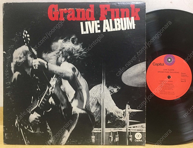 LP ; grant funk railroad - live album 그랜드 펑크 라이브 엘피 음반 하드락 명반 hard rock