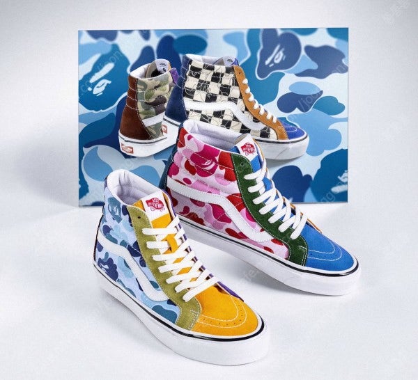 [245] Bape x Vans 베이프 반스 스케이트 하이 반스 공홈