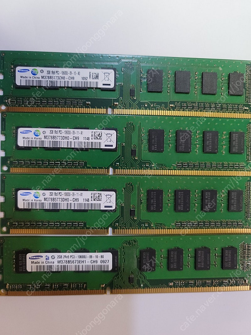 삼성 DDR3 2G×4개(8G) 10600u