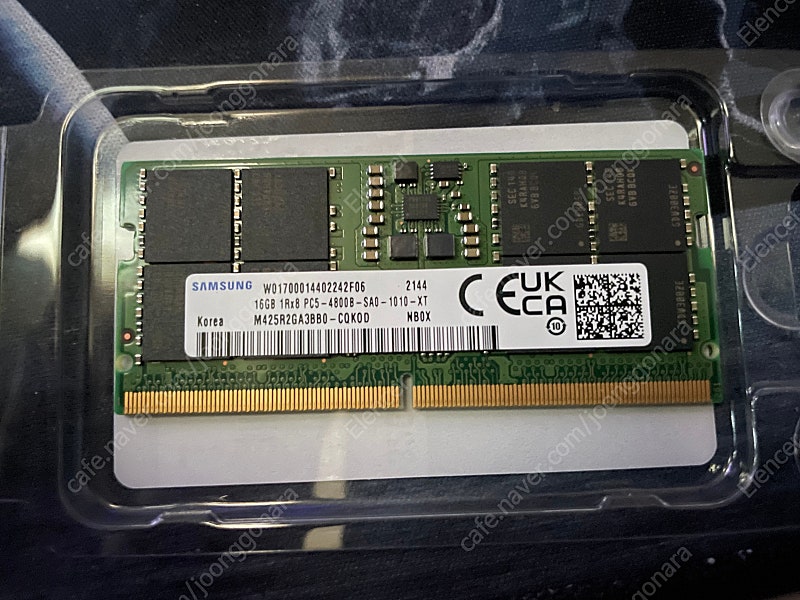 삼성전자 노트북용 DDR5-4800 16GB 판매합니다