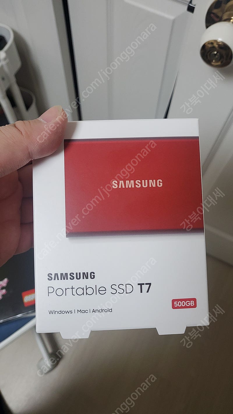 삼성 외장 SSD T7 500GB 팝니다.