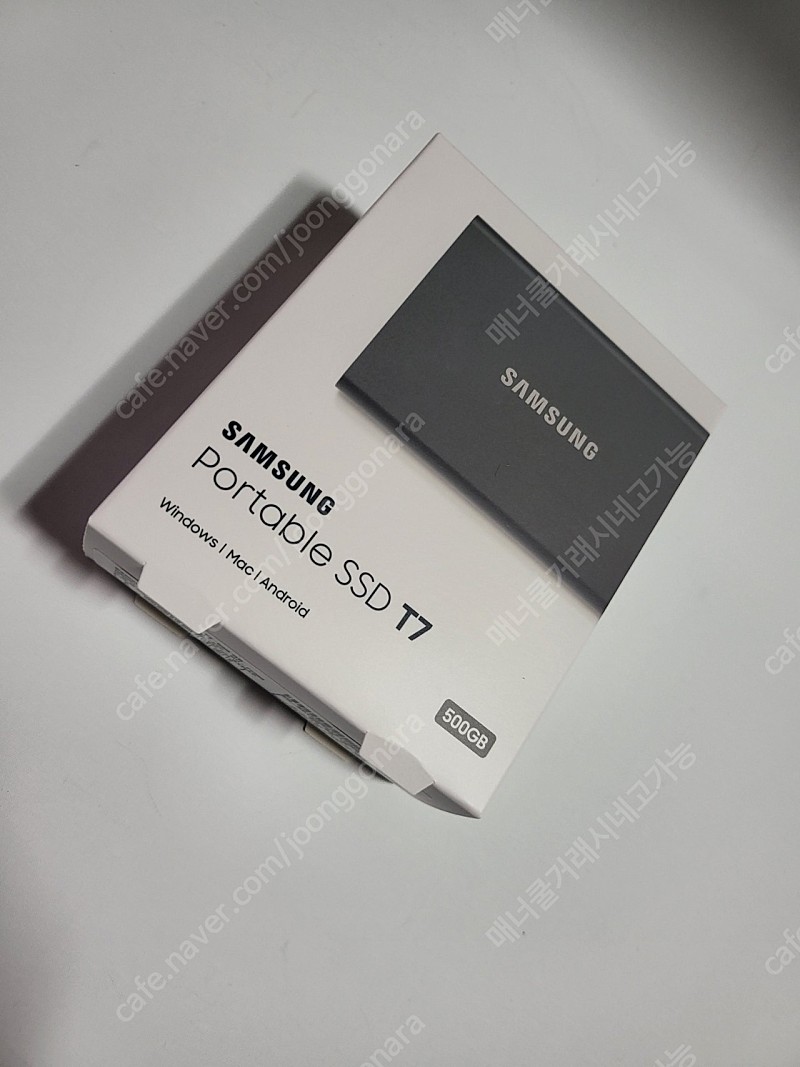 삼성 외장 SSD T7 500GB 미개봉