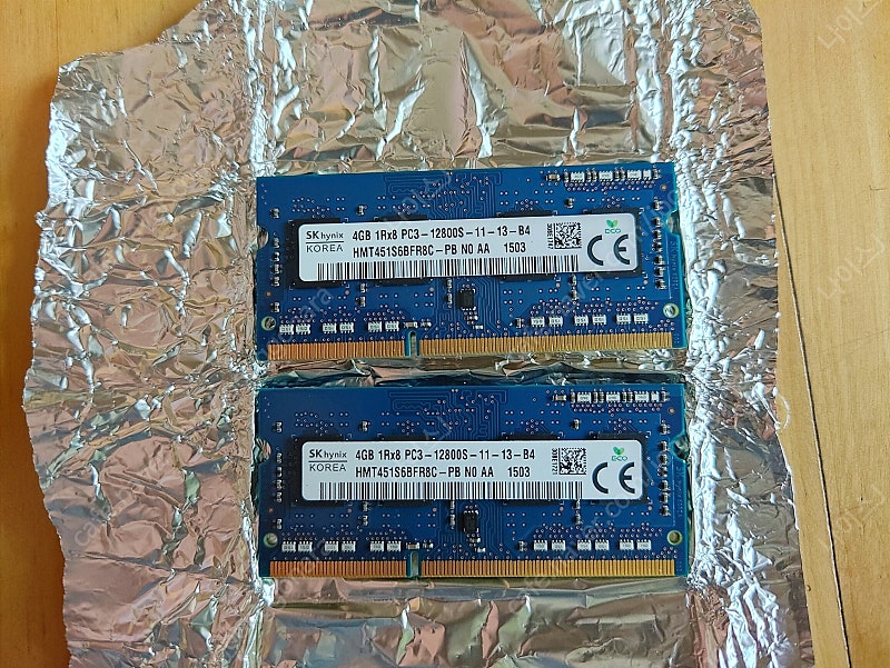 하이닉스 노트북용 램 RAM DDR3 PC3 4기가 (4GB) 12800S판매