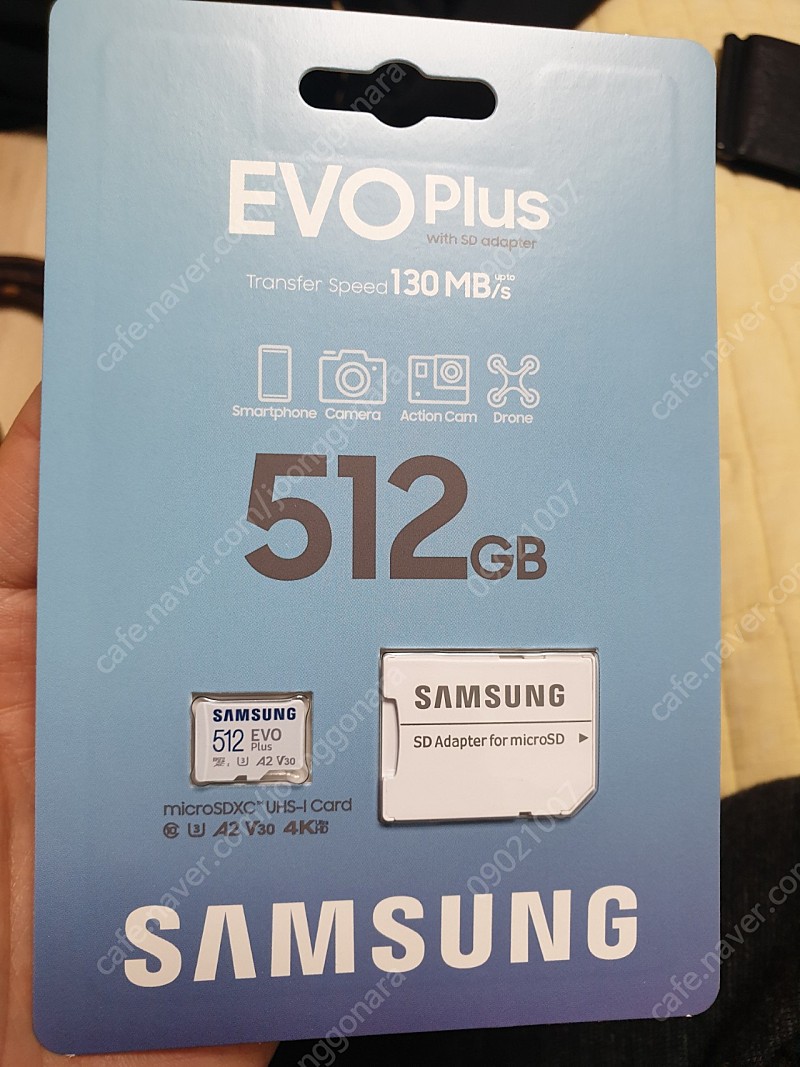 (미개봉) 마이크로SD카드 EVO PLUS 512GB