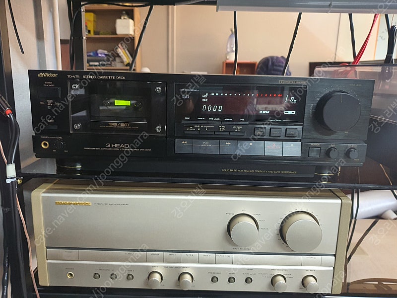 빅터 명기 카세트 데크(TD-V711) 시집보냅니다.--1