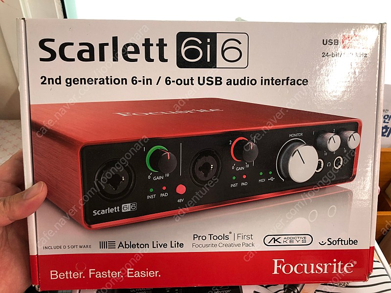 Scarlett 6i6 2nd generation / 스칼렛 6i6 2세대 / 오디오 인터페이스