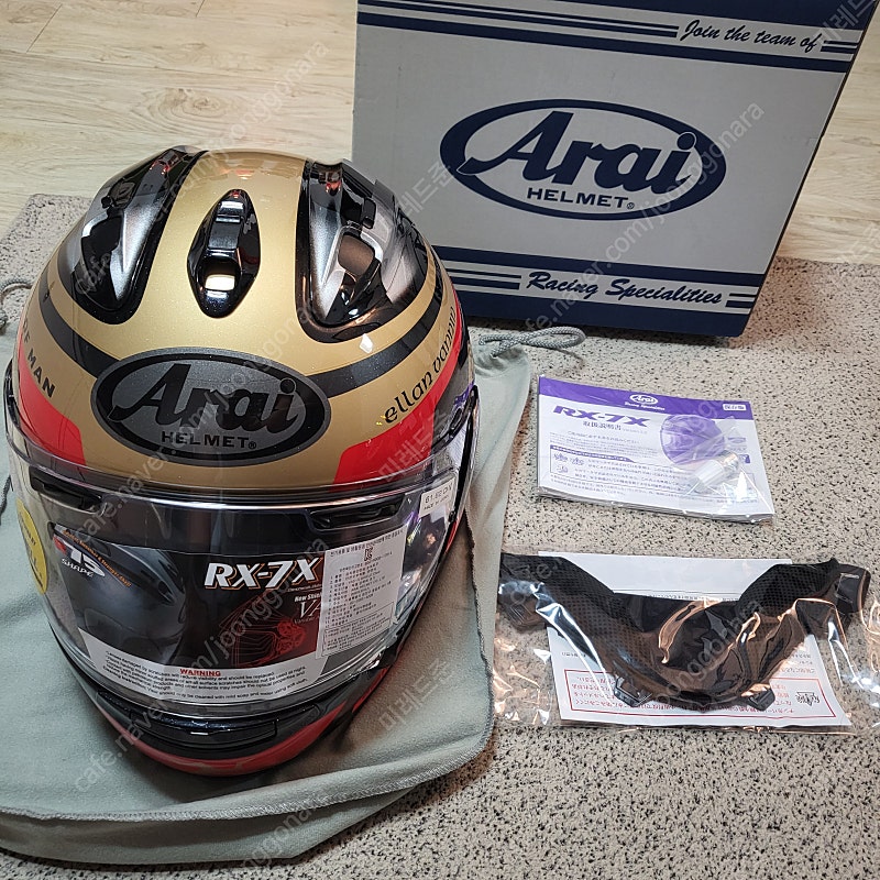 arai 아라이 rx-7x / 미러쉴드 / 시디 맥원 sidi mag1 / 세나 클램프 / 알파인 모토세이프(미사용) 이어플러그 귀마개