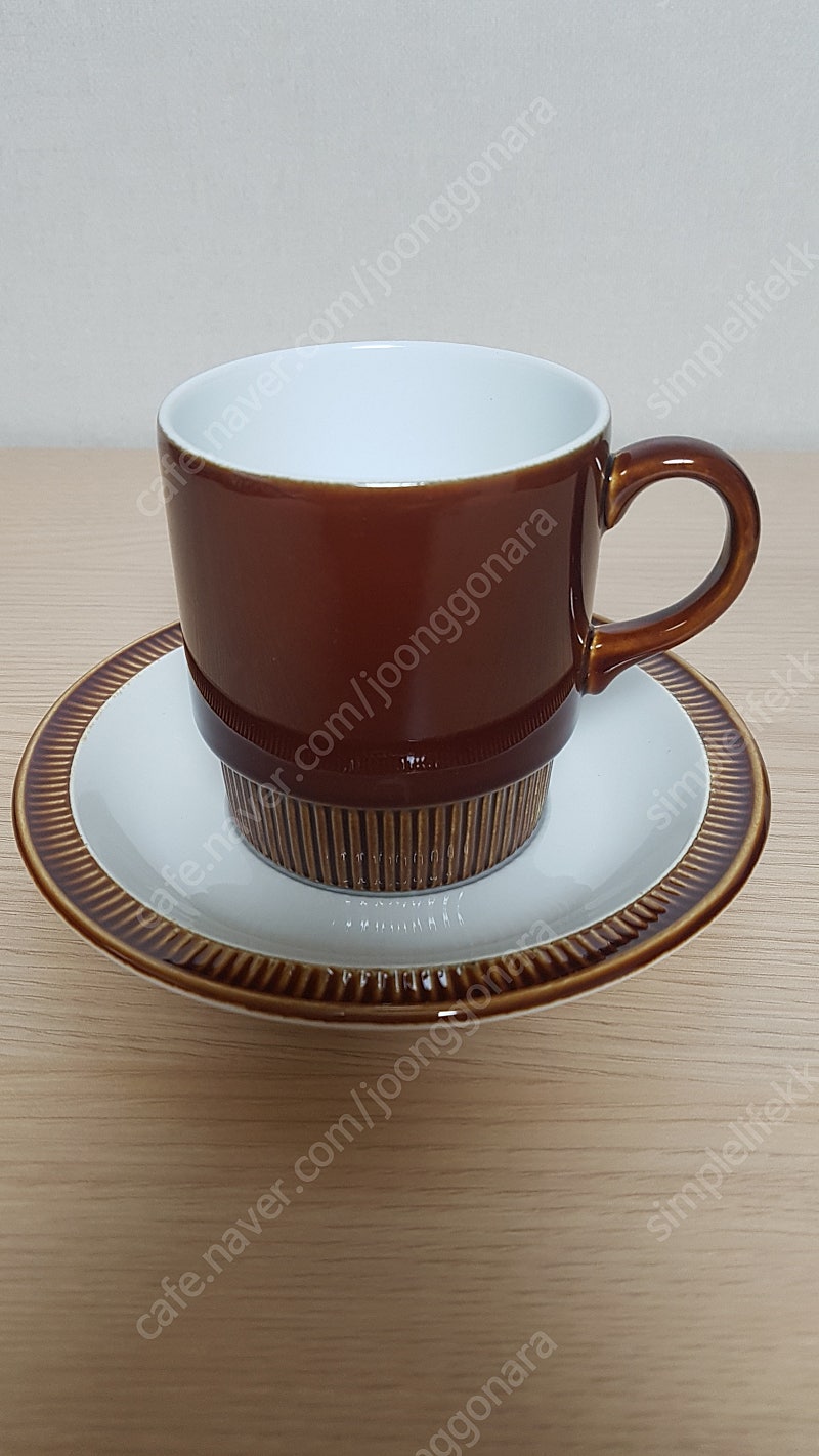 <미사용 새상품> 영국 POOLE POTTERY 풀포터리 커피 컵&소서 택배비 포함 20,000원
