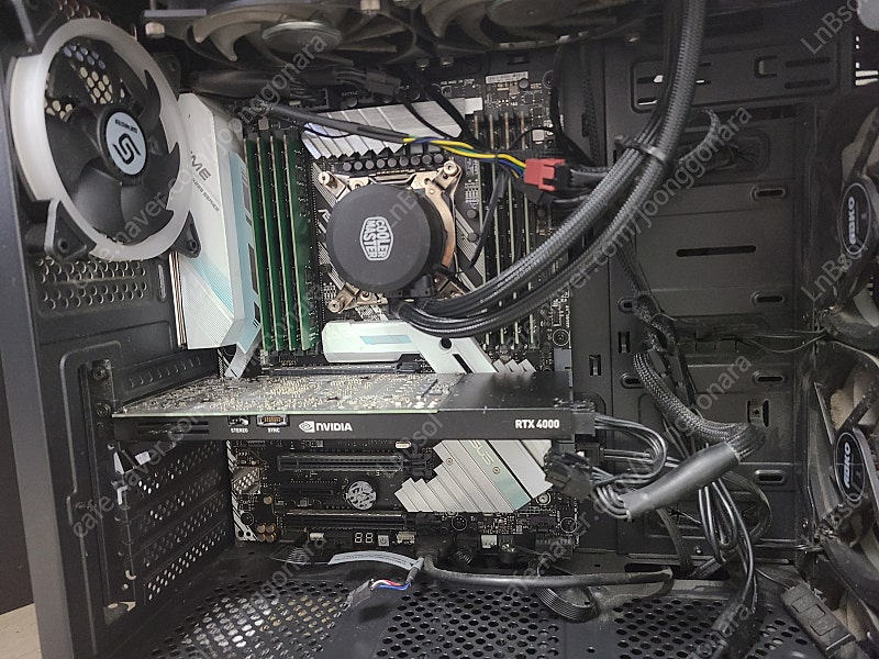 컴퓨터본체 판매,I9 7940X, RTX4000,128Gb,고사양