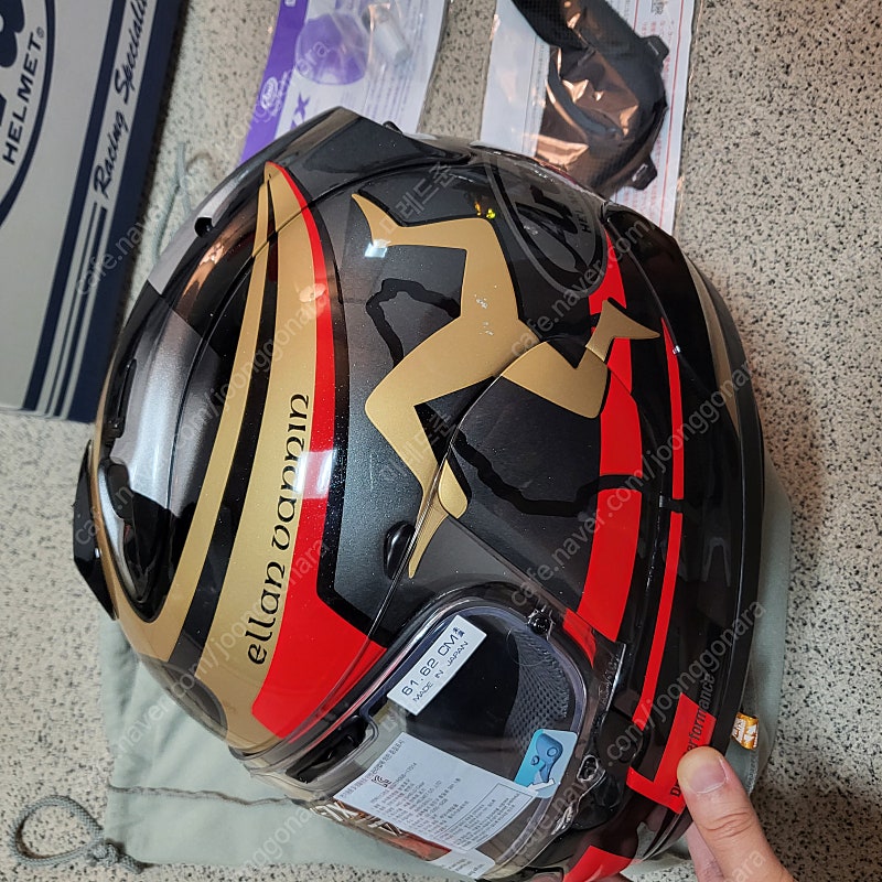 arai 아라이 rx-7x / 미러쉴드 / 시디 맥원 ...--1