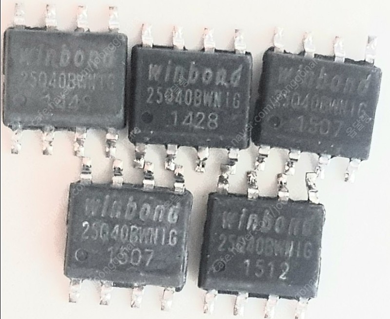 IC 칩 ( WINBOND 25Q40 FLASH ROM, AOD D4454 MOSFET )
