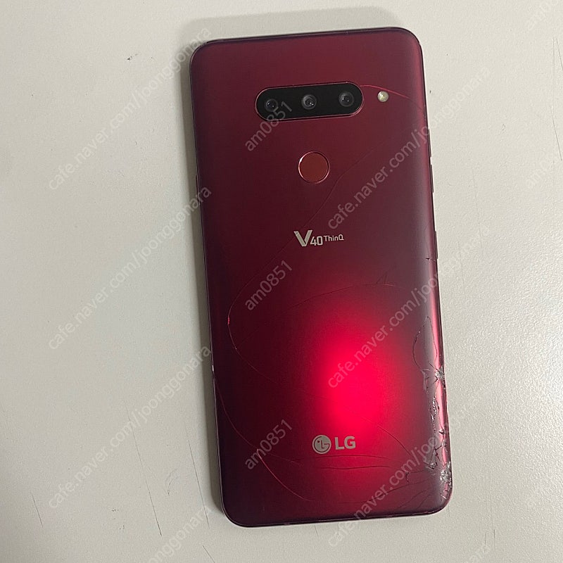 LG V40 레드 128G 잔상없는기기 6만원판매합니다! 가성비꿀