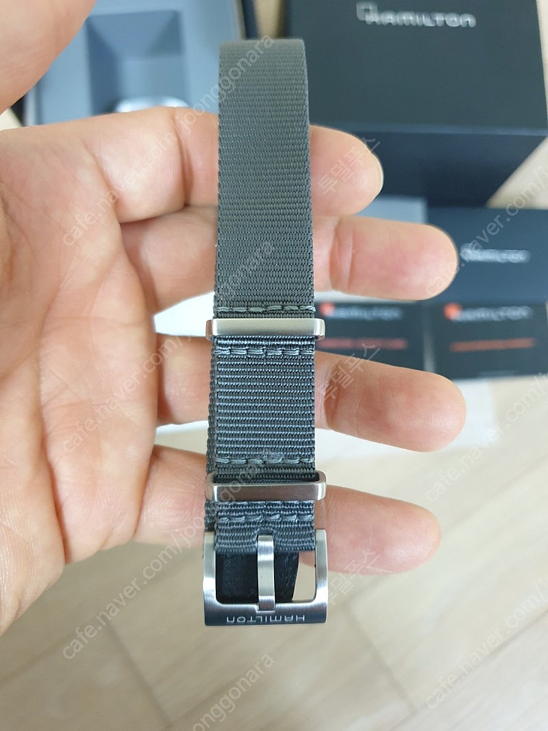 [초민트급] 해밀턴 W10 + 페노메 나토 스트랩--8