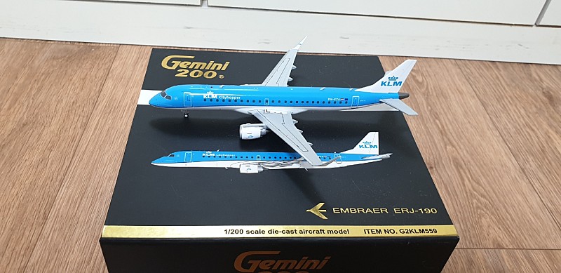 1:200 제미니 KLM ERJ-190