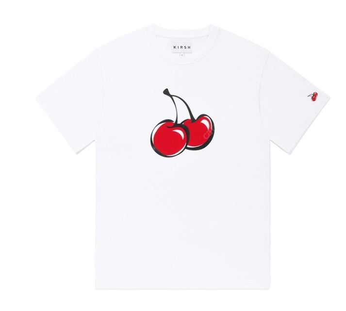 [미개봉] 키르시 빅체리 로고 티셔츠 BIG CHERRY T-SHIRTS JS [WHITE] W