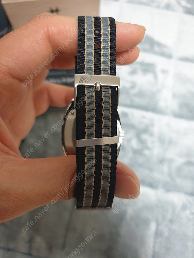 [초민트급] 해밀턴 W10 + 페노메 나토 스트랩--5
