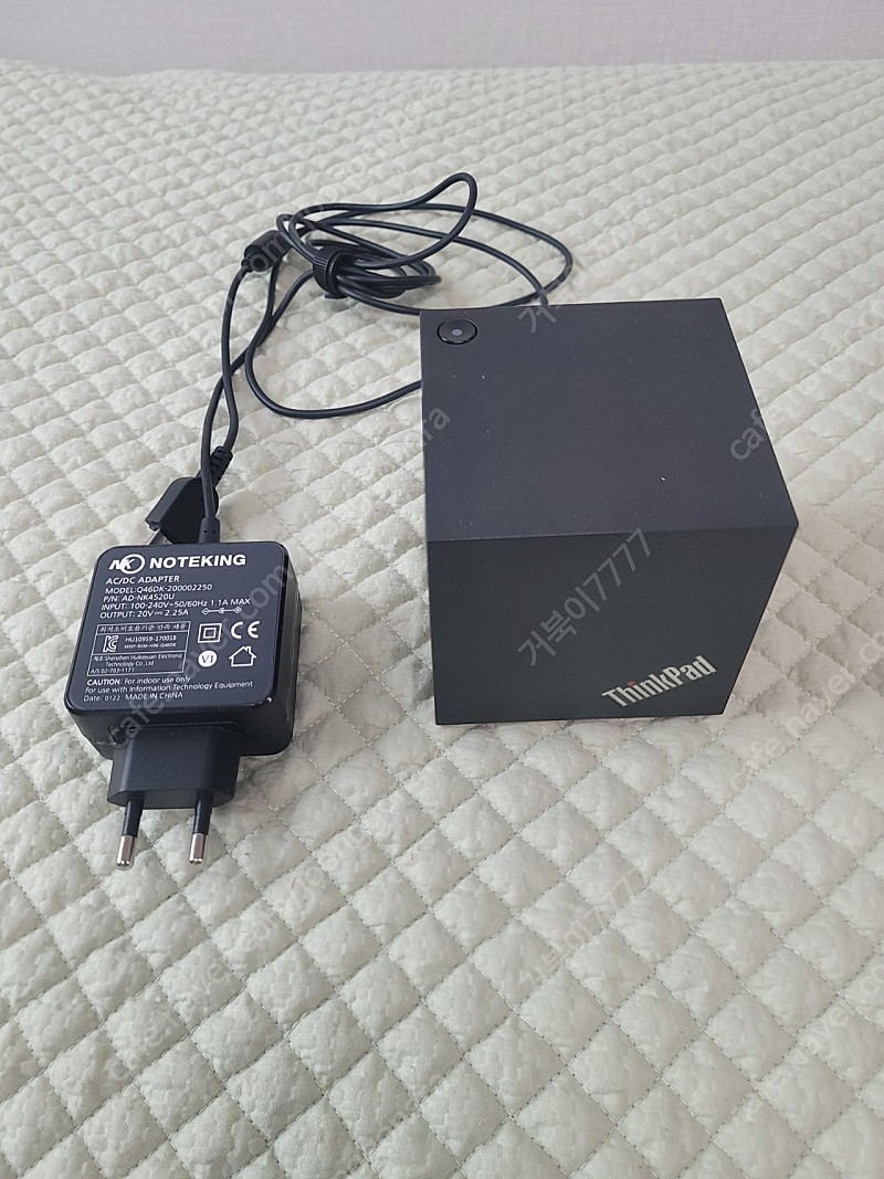 Lenovo Thinkpad Wigig 무선 Dock(USB3 3개, USB2 2개, 랜선, HDMI, DP 포트 연결)