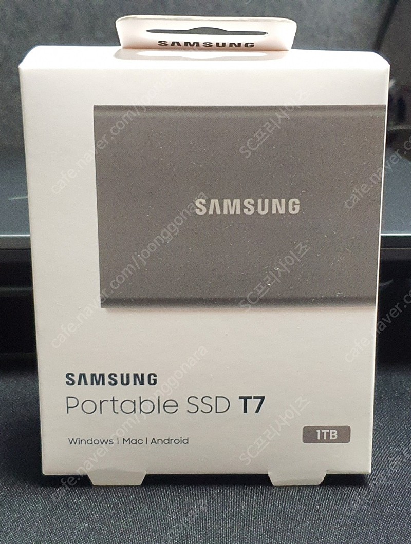 (미개봉 새상품) 삼성 외장 SSD T7 블랙