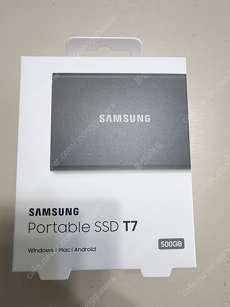 삼성 SSD T7 500기가 미개봉 팝니다.