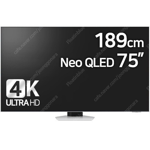 [22년 신품 / 미개봉미설치] ﻿삼성 Neo QLED 75인치 4K TV 스탠드형 + 사운드바