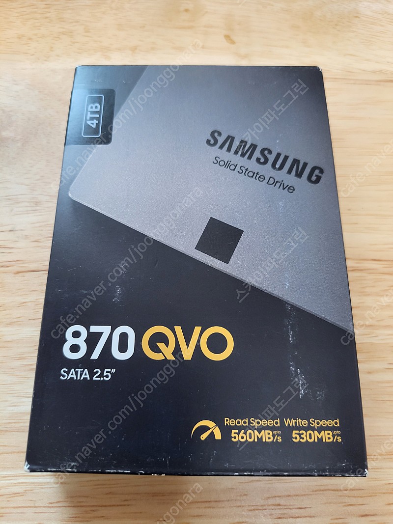 삼성 SSD 870 qvo 4TB 미개봉품(국내정발) 싸게 팝니다.