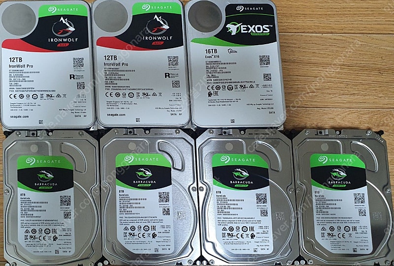 HDD 하드 8tb, 10tb, 12tb, 16tb