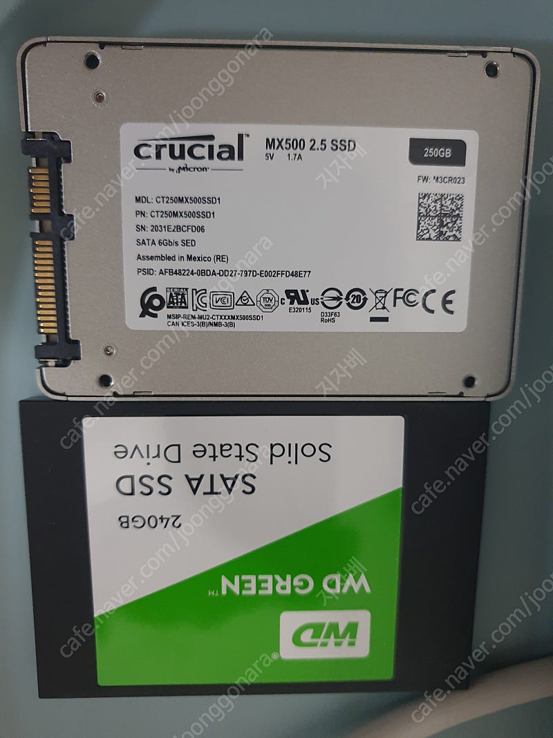 Ssd 240g 2장팝니다