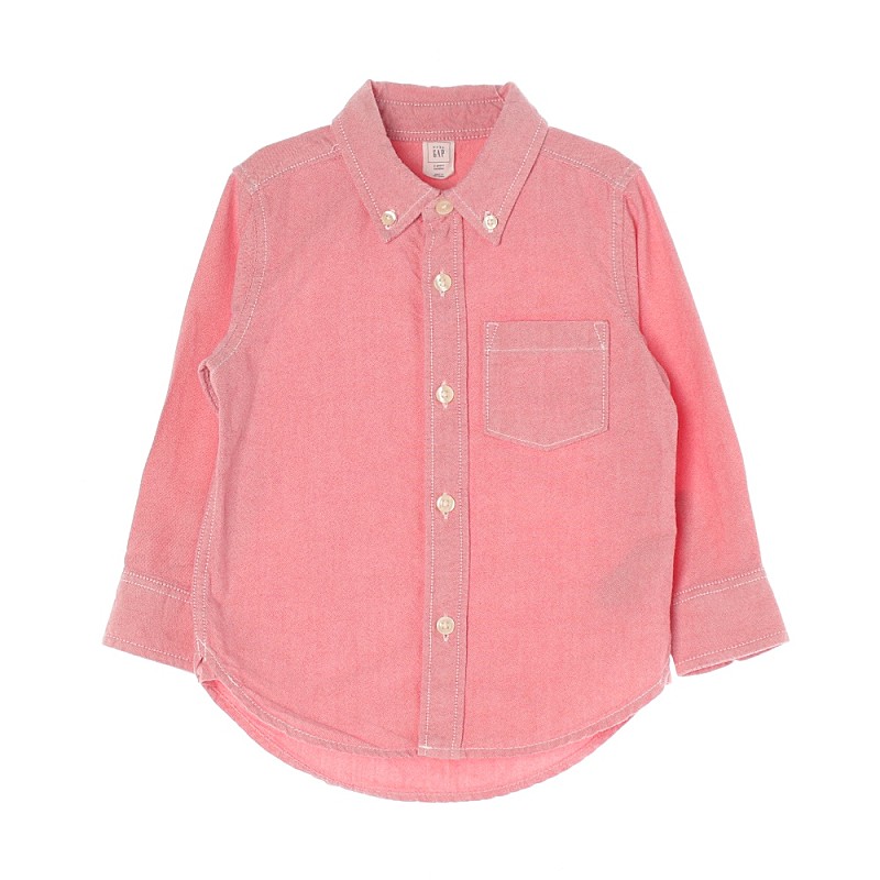 [2Y][베이비갭]babyGap 남아 아동 분홍 단추 셔츠 [코너마켓]