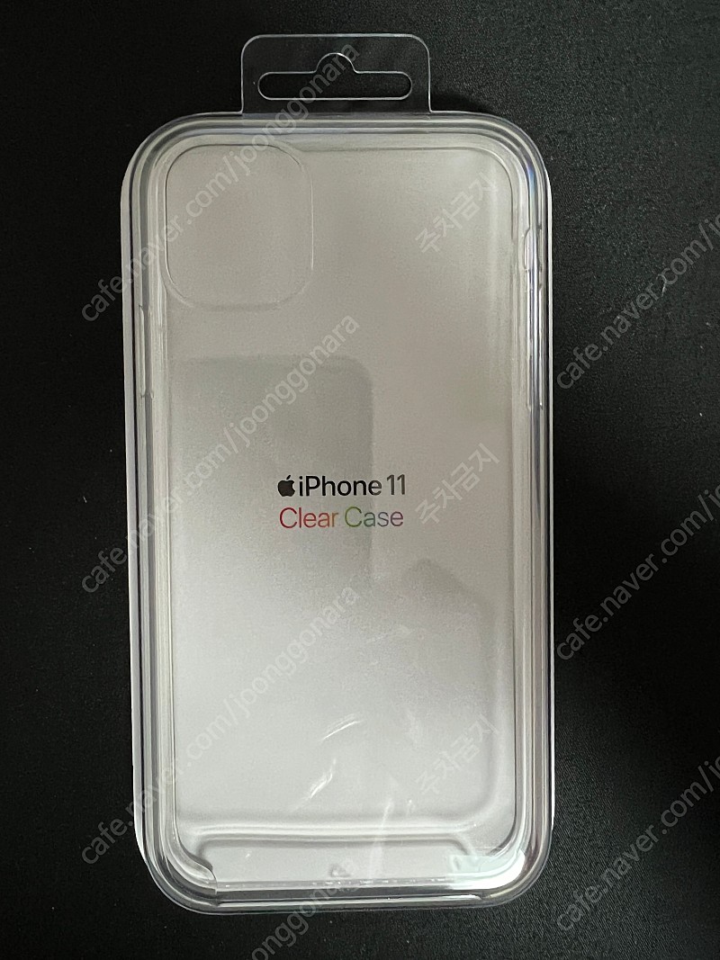 아이폰11 애플 정품 클리어(투명)케이스 - 새상품